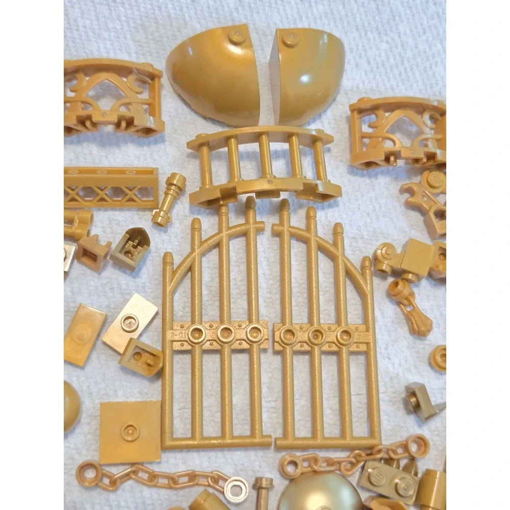 LEGO Gold Parts Lot Building Genuine Parts Pieces